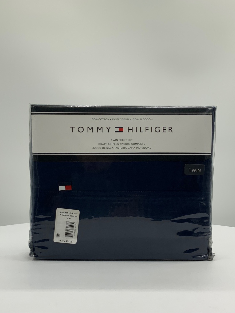 Tommy Hilfiger Dark Navy Twin Duvet Cover